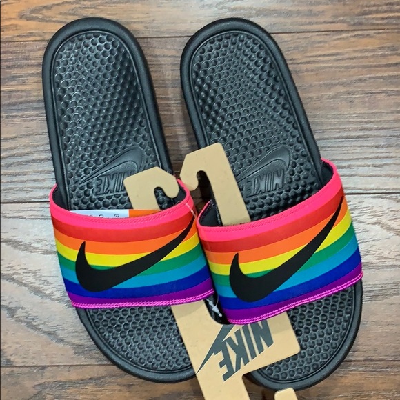 NIKE BENASSI JDI BETRUE Black/Black-Multi-… - Picture 2 of 16